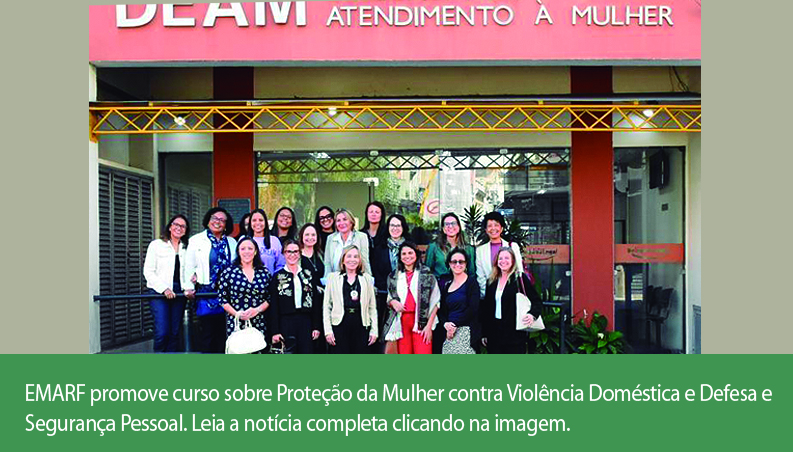 EMARF promove curso sobre Proteção da Mulher contra Violência Doméstica e Defesa e Segurança Pessoal