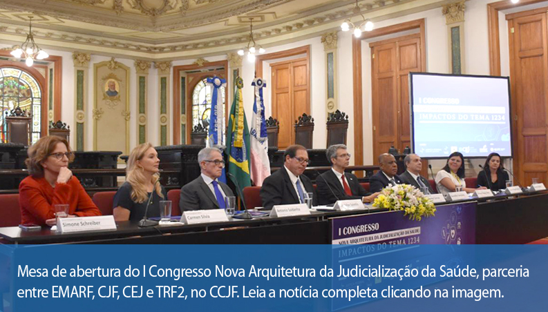 Mesa do I Congresso Nova Arquitetura da Judicialização da Saúde: Impactos do Tema 1234