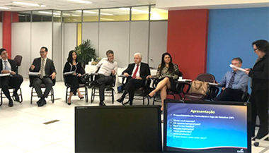 Parte da turma do curso de Formação de Formadores na Seção Judiciária do Espírito Santo